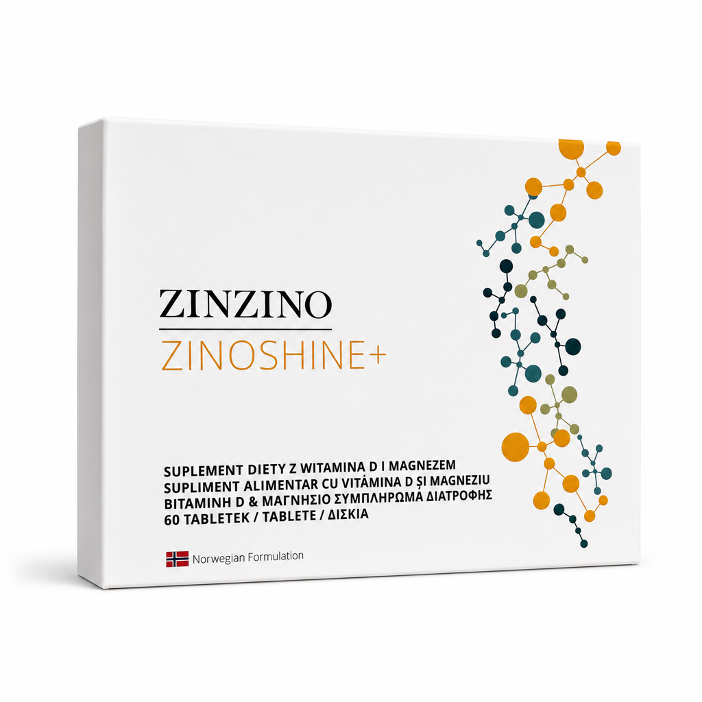ZinoShine+ – Natural Vitamin D3 & Magnesium for Immunity, Bones & Muscles