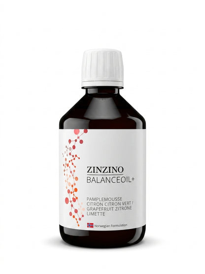 ZinZino BalanceOil+ Fischöl mit Omega-3 2478 mg, Omega-9, Vitamin D3 100ml / 300ml