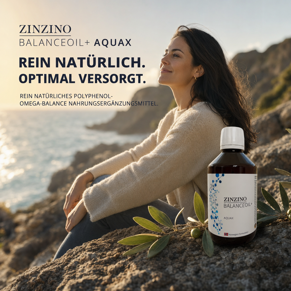 ZinZino BalanceOil+ Fischöl mit Omega-3 2478 mg, Omega-9, Vitamin D3 100ml / 300ml