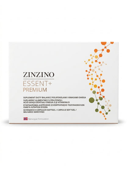 ZinZino Essent+ High-Dose Omega-3 with Vitamin D3 & Polyphenols