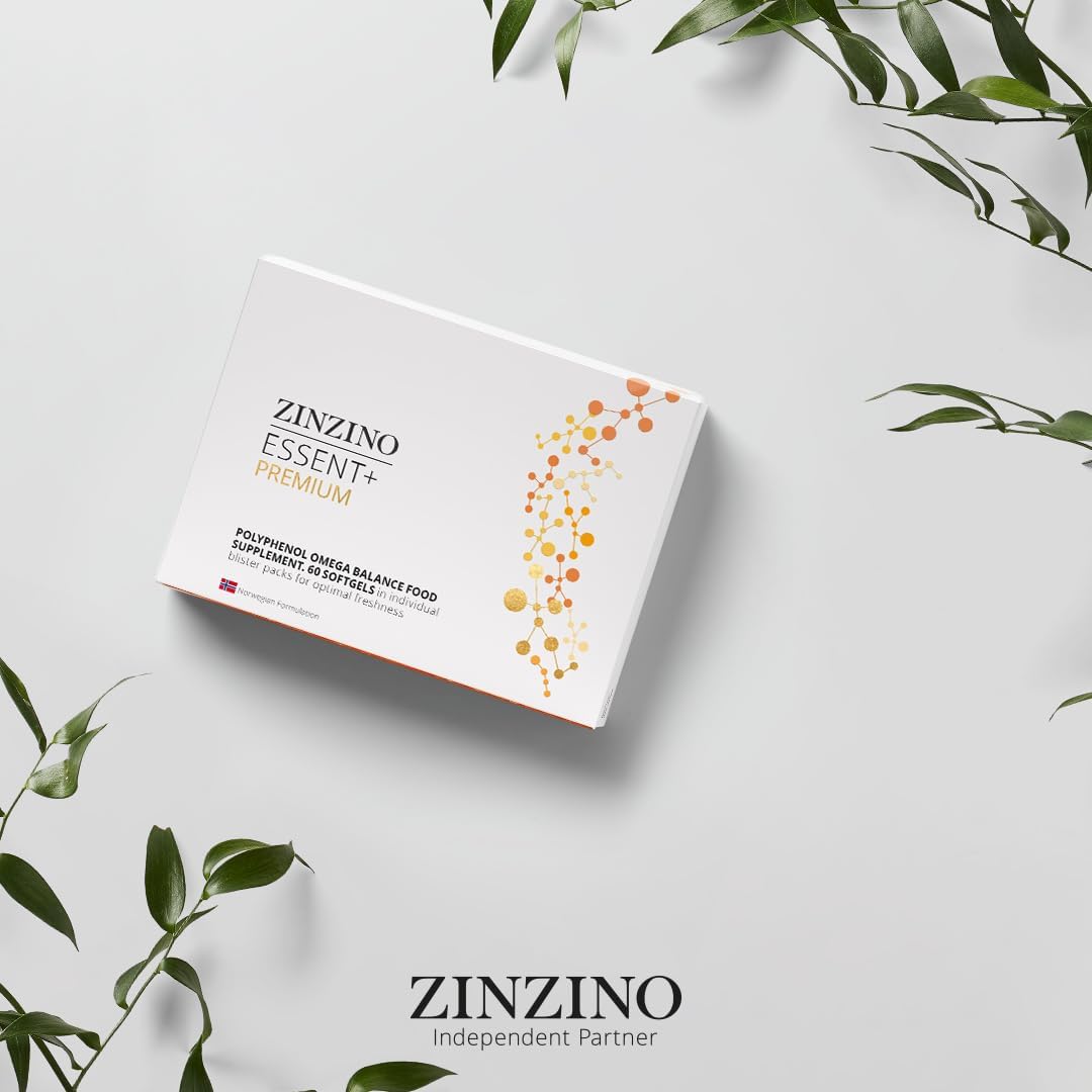 ZinZino Essent+ High-Dose Omega-3 with Vitamin D3 & Polyphenols