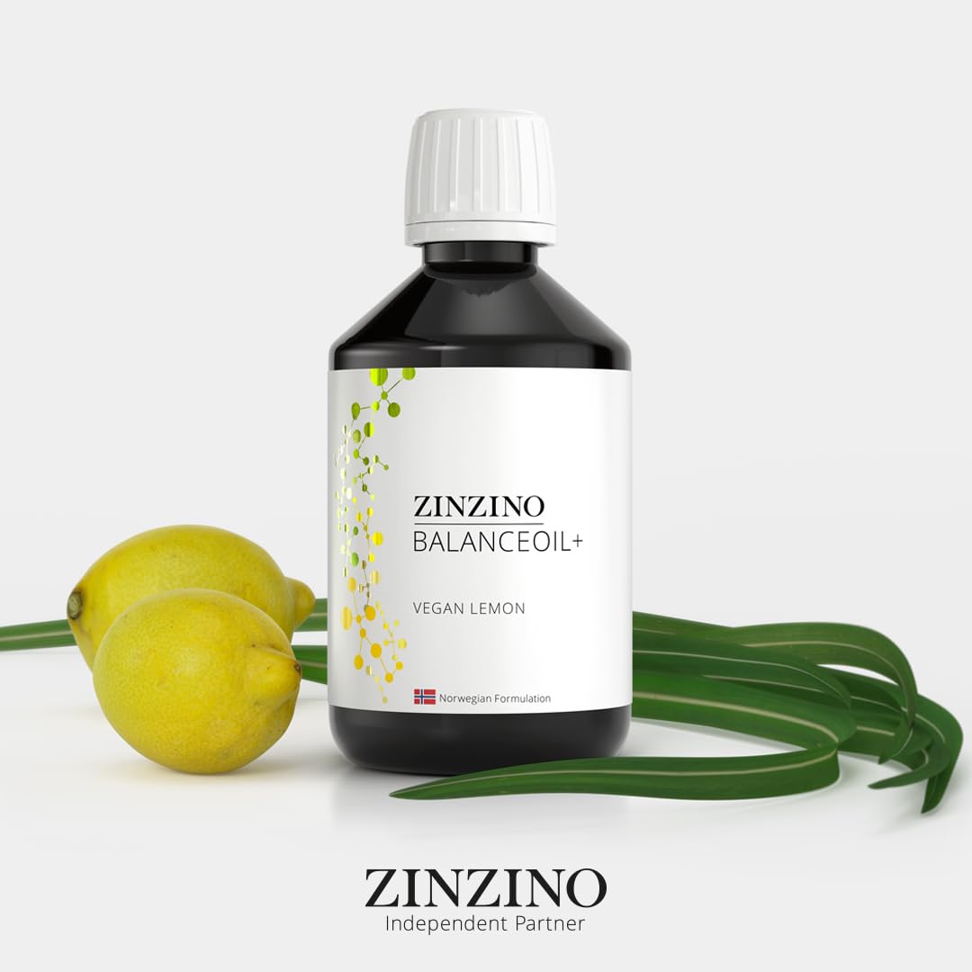 ZinZino BalanceOil+ Fischöl mit Omega-3 2478 mg, Omega-9, Vitamin D3 100ml / 300ml