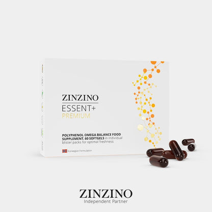 ZinZino Essent+ High-Dose Omega-3 with Vitamin D3 & Polyphenols