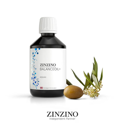 ZinZino BalanceOil+ Fischöl mit Omega-3 2478 mg, Omega-9, Vitamin D3 100ml / 300ml