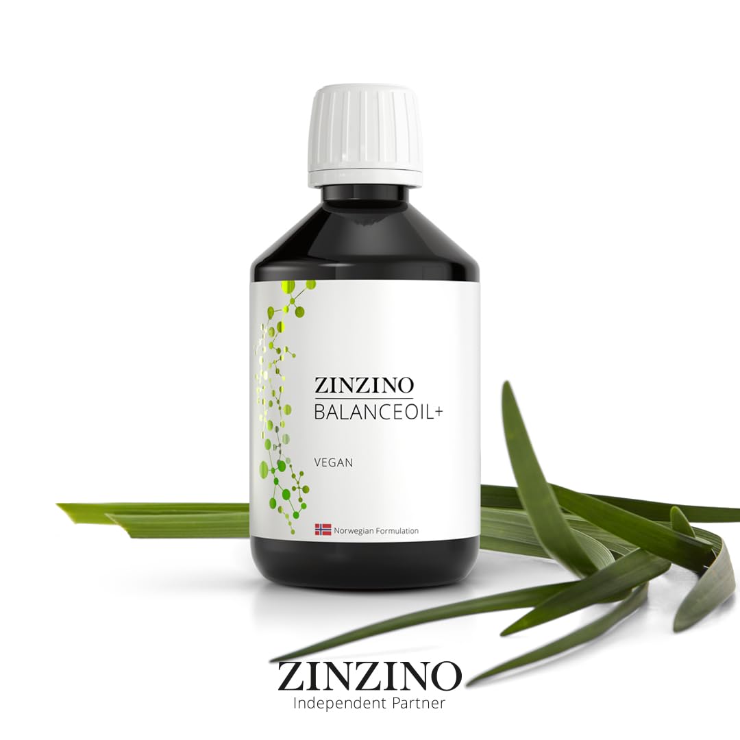 ZinZino BalanceOil+ Fischöl mit Omega-3 2478 mg, Omega-9, Vitamin D3 100ml / 300ml