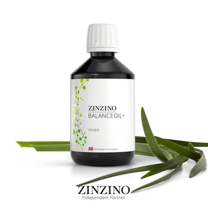 ZinZino BalanceOil+ Fischöl mit Omega-3 2478 mg, Omega-9, Vitamin D3 100ml / 300ml
