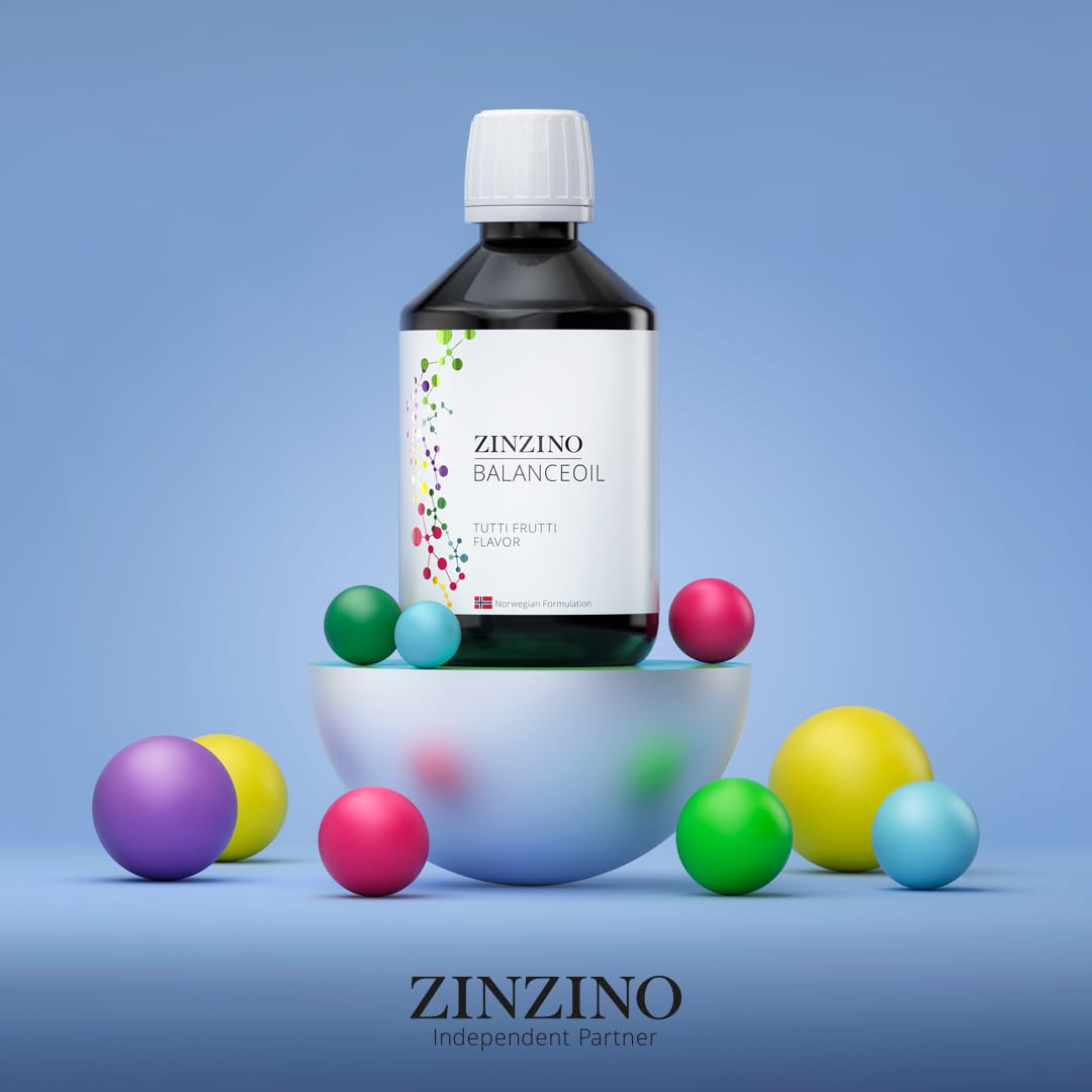 ZinZino BalanceOil+ Fischöl mit Omega-3 2478 mg, Omega-9, Vitamin D3 100ml / 300ml