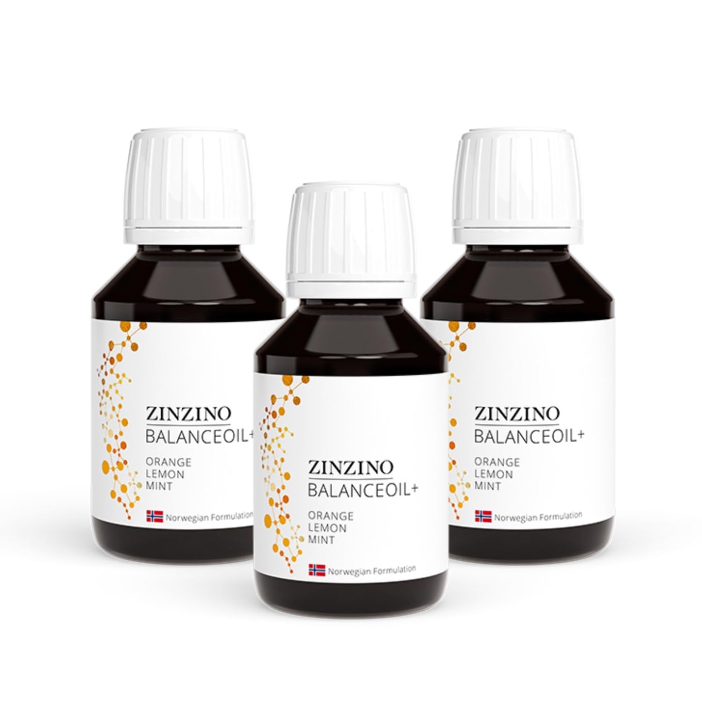 ZinZino BalanceOil+ Fischöl mit Omega-3 2478 mg, Omega-9, Vitamin D3 100ml / 300ml