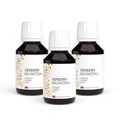 ZinZino BalanceOil+ Fischöl mit Omega-3 2478 mg, Omega-9, Vitamin D3 100ml / 300ml