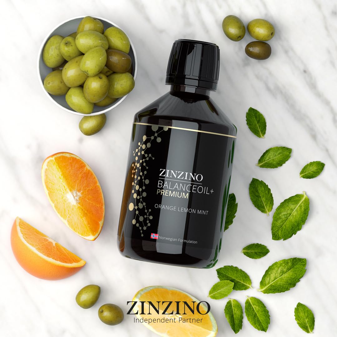 ZinZino BalanceOil+ Fischöl mit Omega-3 2478 mg, Omega-9, Vitamin D3 100ml / 300ml