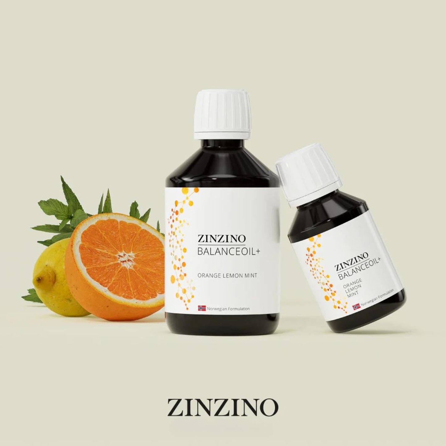 ZinZino BalanceOil+ Fischöl mit Omega-3 2478 mg, Omega-9, Vitamin D3 100ml / 300ml