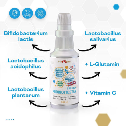 Starlife PROBIOTC STAR – Mikrokapsulierte Probiotika mit 8 Milliarden CFU 500ml