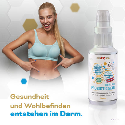 Starlife PROBIOTC STAR – Mikrokapsulierte Probiotika mit 8 Milliarden CFU 500ml