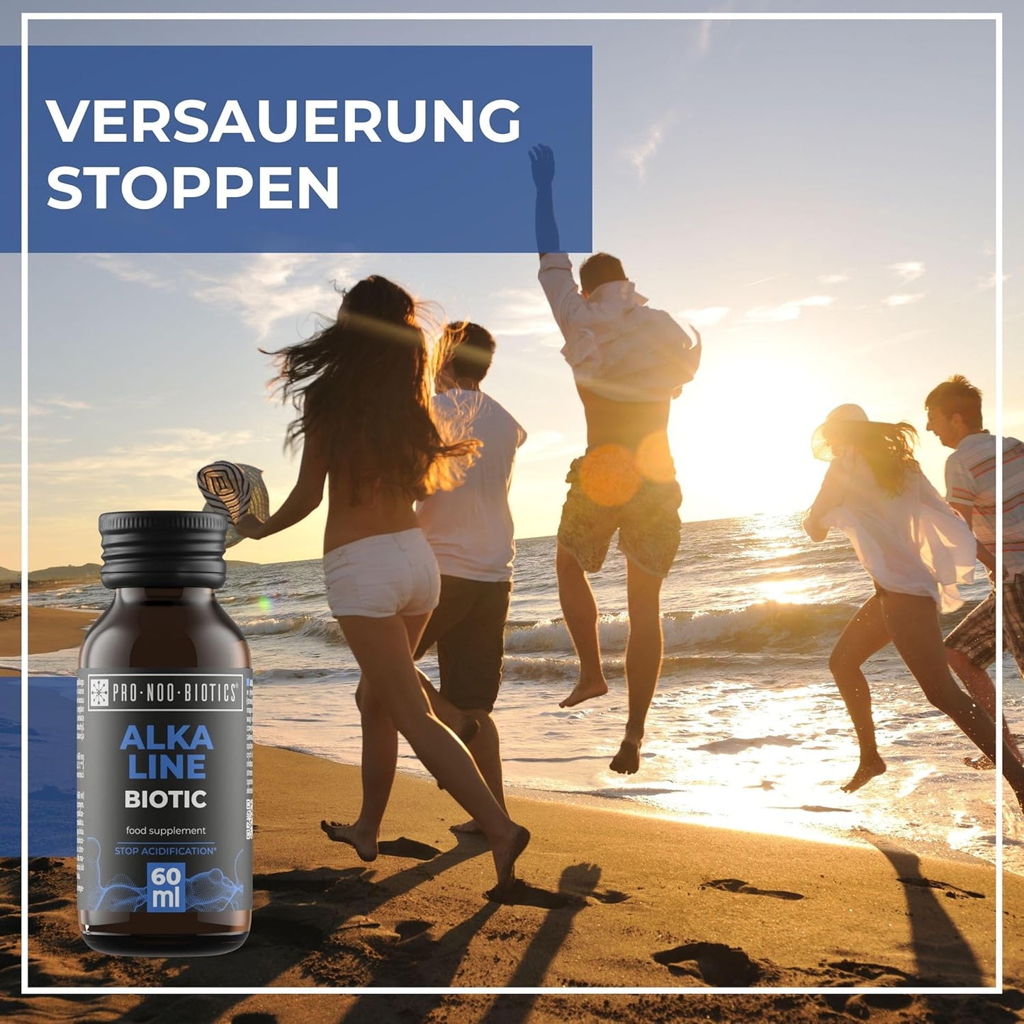 PRO NOO BIOTICS ALKALINE BIOTIC – Entsäuerungs-Shot 10 x 60 ml – Mit Hochdosiertem Calcium