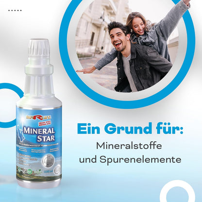 Starlife MINERAL STAR – Ionisierte Mikrokanallösung mit basischen Mineralien & Spurenelementen 500 ml