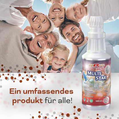 Starlife MULTI STAR – Mikrokolloidale Lösung mit 74 Mineralien, 13 Vitaminen, 22 Aminosäuren