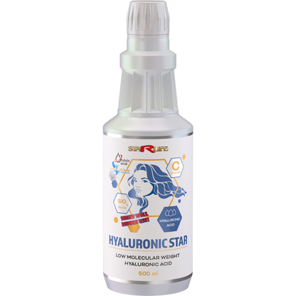 Starlife HYALURONIC STAR -Hyaluronsäure & Vitamin C Drops 500 ml