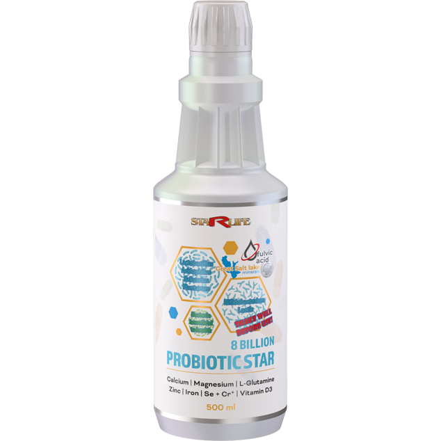Starlife PROBIOTC STAR – Mikrokapsulierte Probiotika mit 8 Milliarden CFU 500ml